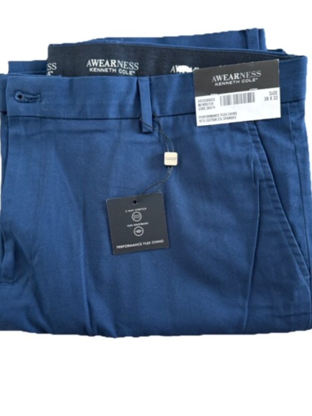 Awareness Kenneth Cole performance stretch chino Blue Size 38 W X 32 L